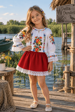 Ii Fete - Ie traditionala pentru fetite Cezarina 3
