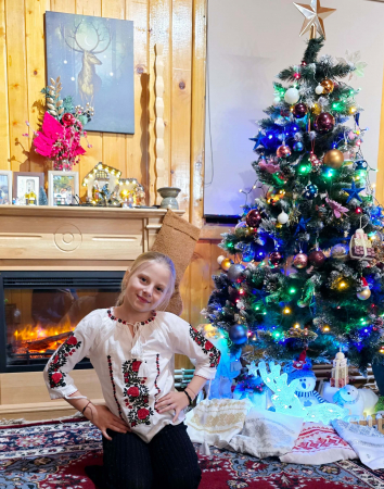 Ii Fete - Ie traditionala pentru fetite Trandafira 2