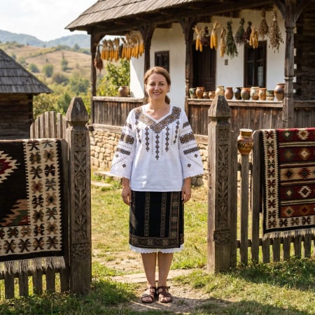 Maneca lunga - Ie traditionala Stela 5