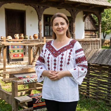 Maneca lunga - Ie traditionala Stela 6