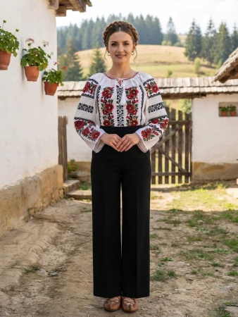 Maneca lunga - Ie Traditionala Teodora 9