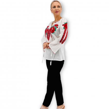 Maneca lunga - Ie Traditionala Trandafira 10
