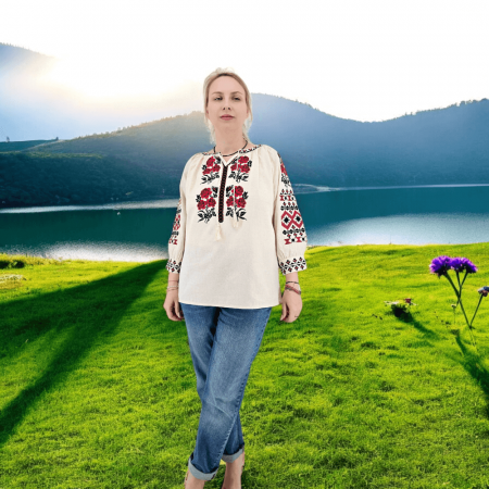 Maneca lunga - Ie traditionala Alexia