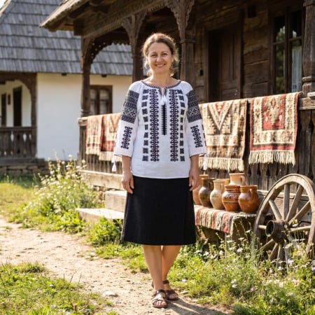 Maneca lunga - Ie Traditionala Agripina