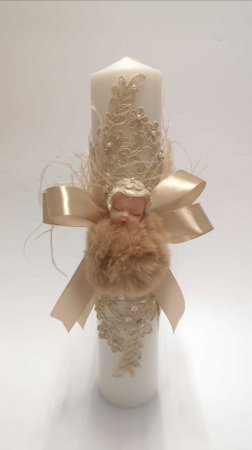 Lumanari - Lumanare Botez – Crem