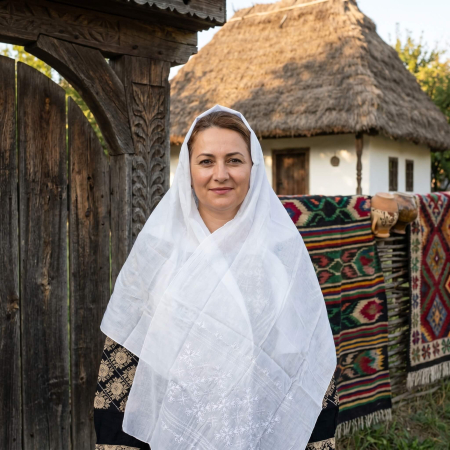 Marame brodate - Marama traditionala Tania