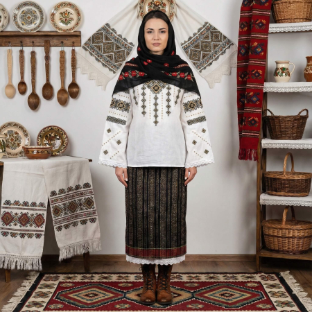 Marame brodate - Marama Traditionala Brodata 11