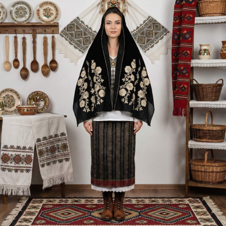 Marame brodate - Marama Traditionala Brodata 4