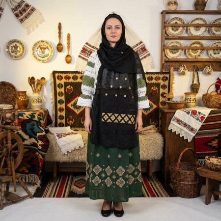 Marame brodate - Marama traditionala Anastasia