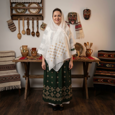 Marame brodate - Marama traditionala Elvira