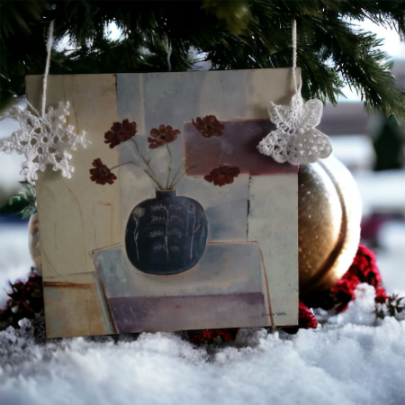 Ornament Craciun Crosetat - Fulg de Nea [1]