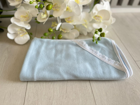 Accesorii botez - Pled polar uni patrat