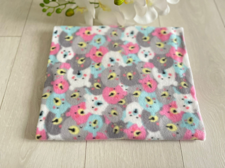 Accesorii botez - Pled polar uni patrat