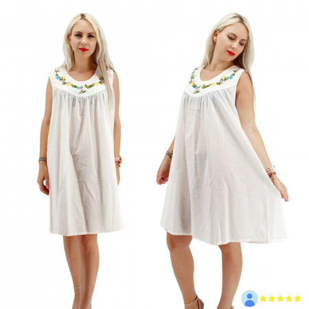 Рокли с бродерия - Rochie cu motive traditionale Antoaneta 6