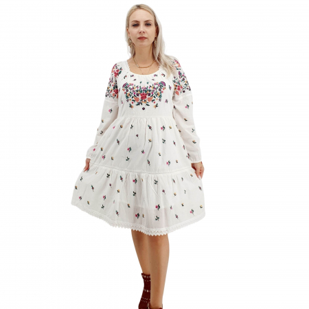 Рокли с бродерия - Rochie traditionala - Maximiliana 2