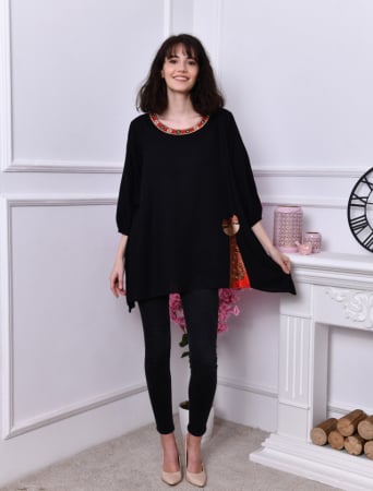 Елегантни рокли - Rochie Asimetrica negru