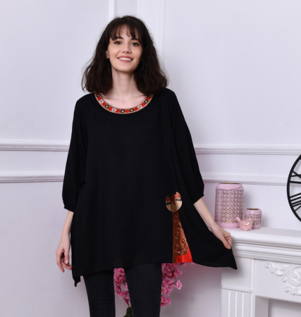 Елегантни рокли - Rochie Asimetrica negru