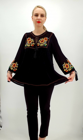 Блузи - Bluza stilizata traditional Olivia