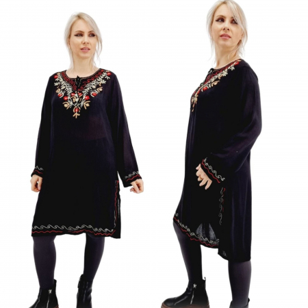 Блузи - Rochie - Bluza Vaporoasa Brodata Olivia 8