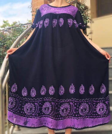 Рокли с бродерия - Rochie lejera cu broderie - Amelia 7