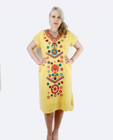 Рокли с бродерия - Rochie Brodata Codrina 3