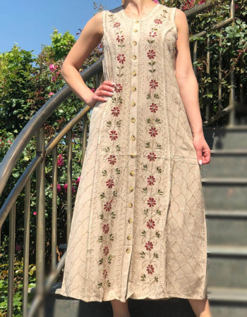 Рокли с бродерия - Rochie traditionala Emilia 11