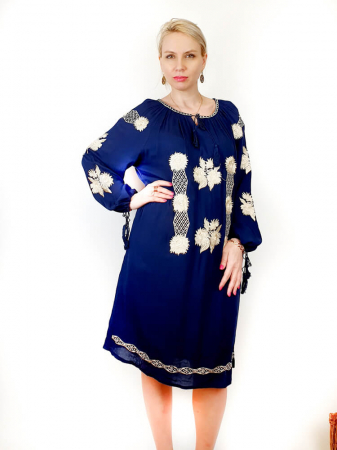 Rochii traditionale - Rochie Traditionala Brodata Floarea Soarelui 5