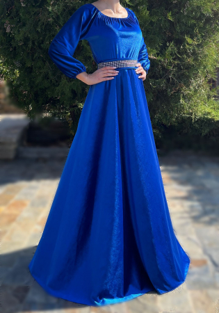 Rochie eleganta lunga din catifea Cati [1]