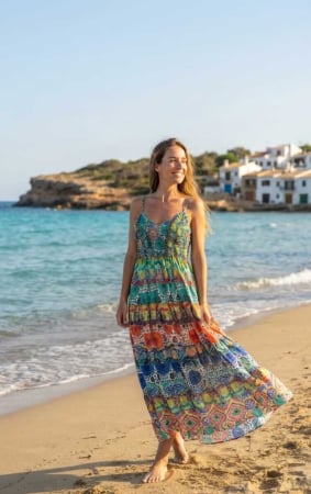 Rochii Elegante - Rochie cu bretele Dama Maxi 2
