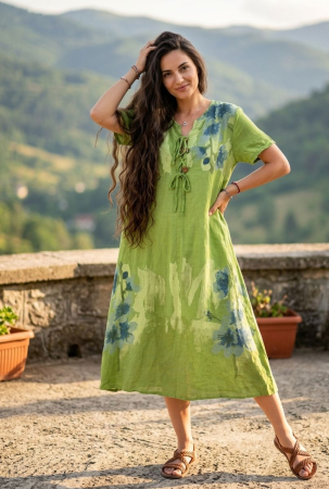 Rochii Elegante - Rochie cu imprimeu Primavara 3