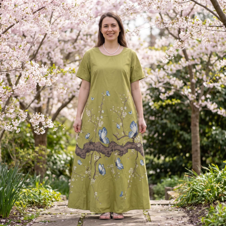 Rochii Elegante - Rochie cu imprimeu Primavara 3