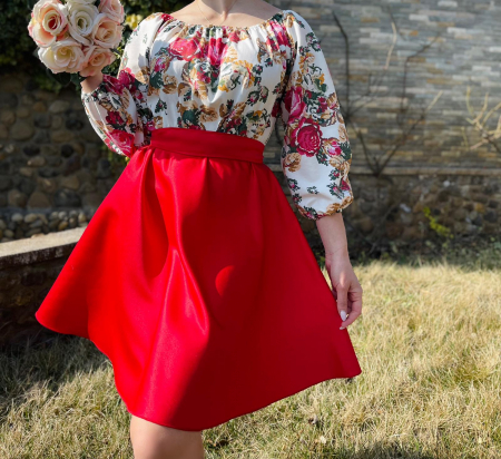 Rochie cu motive florale eleganta Teo 6 [1]