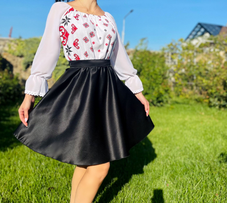Rochie cu motive florale eleganta Natalia [2]