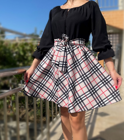 Елегантни рокли - Rochie Dama British Style 3