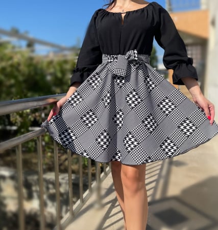 Елегантни рокли - Rochie Dama British Style 5