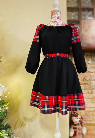 Елегантни рокли - Rochie Dama British Style