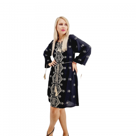 Rochie Dama cu Broderie Alba - Albena 2 [2]