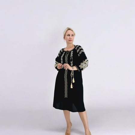 Рокли с бродерия - Rochie Dama cu Broderie Darya