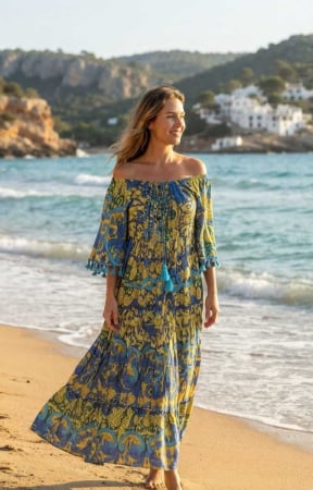 Rochii Elegante - Rochie Dama Maxi Voal Subtire cu paiete