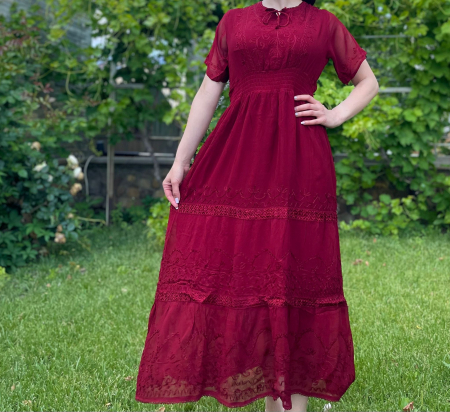 Дамска макси рокля с тънък воал Шарона 2 [1]