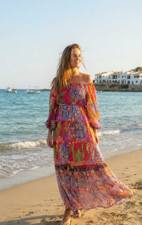 Rochii Elegante - Rochie Dama Maxi Voal Subtire cu paiete