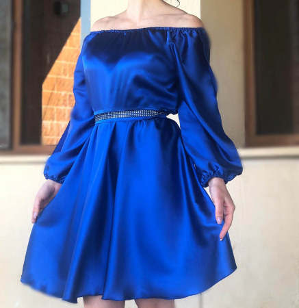Rochii Elegante - Rochie de ocazie din saten Neli