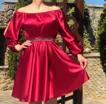 Rochie de ocazie din saten Neli [1]
