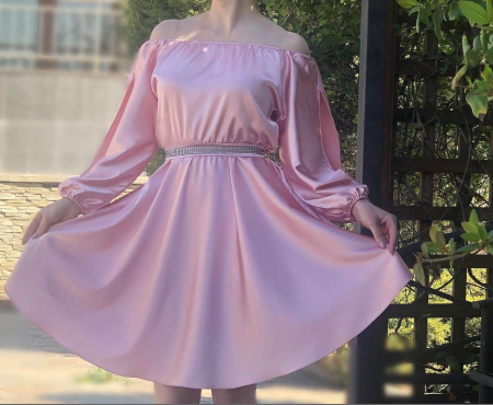Rochie de ocazie din saten Neli [1]
