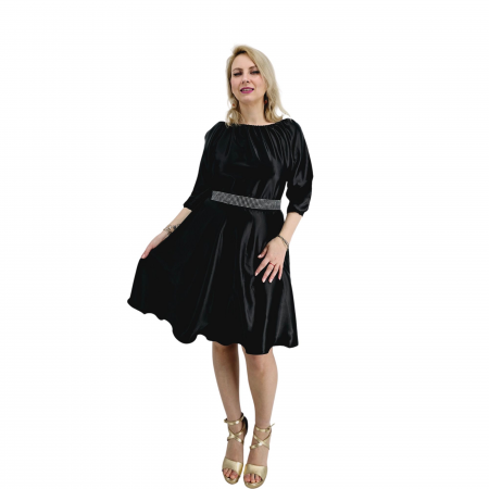 Rochie de ocazie din saten Neli [2]