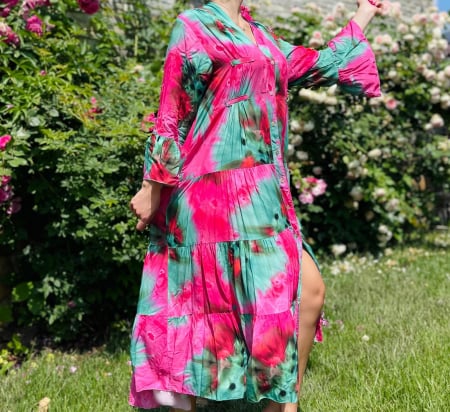 Елегантни рокли - Rochie de vara midi Ella 3