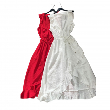 Асиметрична рокля с волани [1]