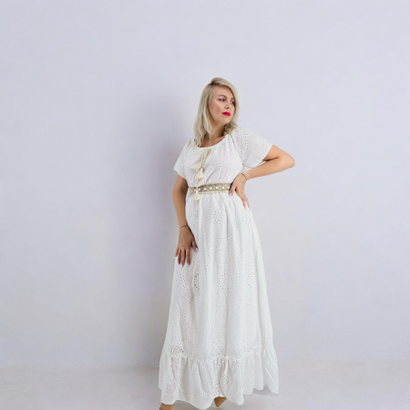 Рокли с бродерия - Rochie din dantela Margo 4