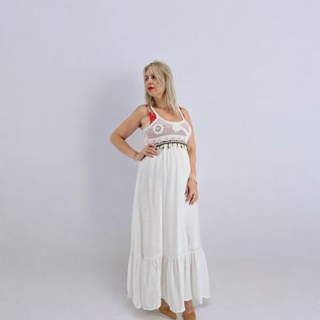 Рокли с бродерия - Rochie din dantela Margo 5