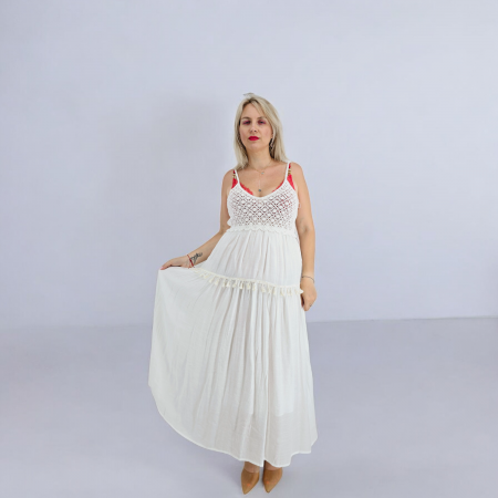 Рокли с бродерия - Rochie din dantela Margo 6